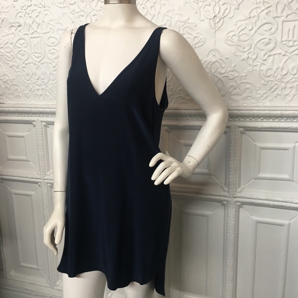 Amanda Uprichard NWT Silk Navy Dress re sale but never wore.
